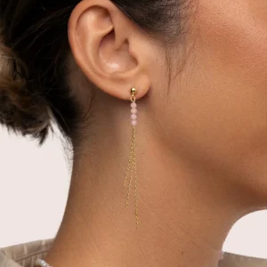 Outlet SINGULARU Pendientes Falling Fairy Baño Oro