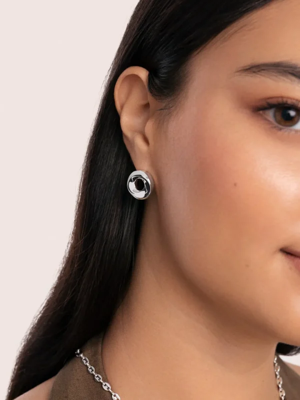 Fashion SINGULARU Pendientes Órbita Acero