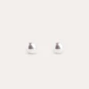 Outlet SINGULARU Pendientes Single Pearl Plata