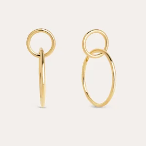 Discount SINGULARU Pendientes Sister Baño Oro