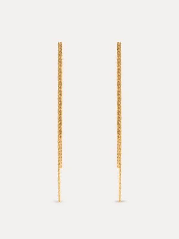 Best SINGULARU Pendientes Swing Baño Oro