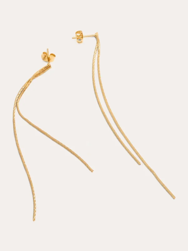 Best SINGULARU Pendientes Swing Baño Oro
