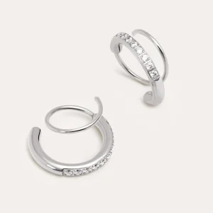 Clearance SINGULARU Pendientes Swirl Acero