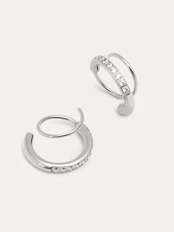 Clearance SINGULARU Pendientes Swirl Acero