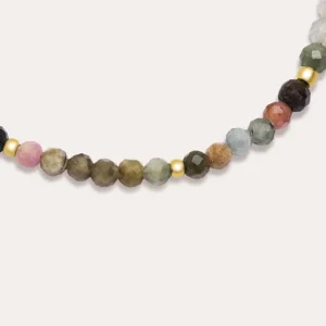 Discount SINGULARU Pulsera Altea Dots Tourmaline Syra Acero Baño Oro