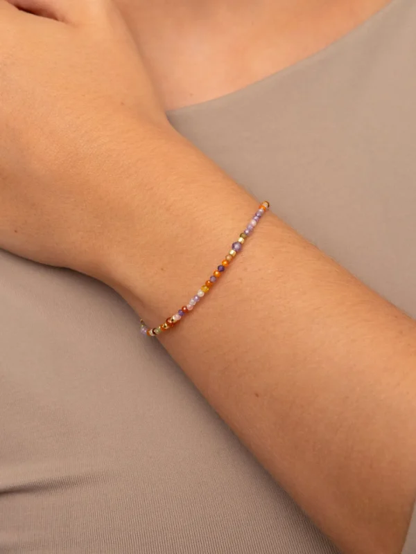 Discount SINGULARU Pulsera Crystal Summer Acero Baño Oro