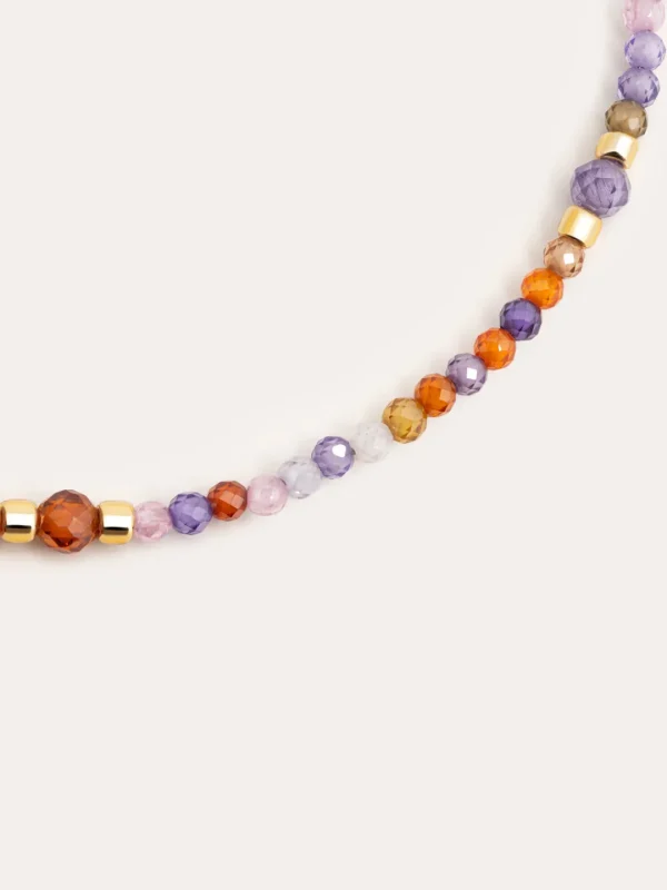 Discount SINGULARU Pulsera Crystal Summer Acero Baño Oro