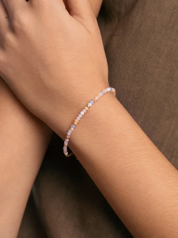 New SINGULARU Pulsera Daphne Acero Baño Oro