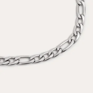 Discount SINGULARU Pulsera Figaro Acero