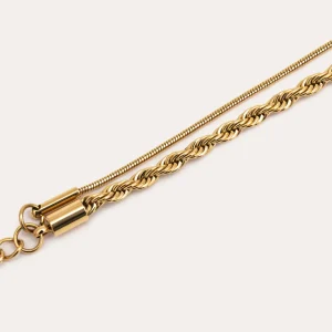 Clearance SINGULARU Pulsera Nautic Acero Baño Oro