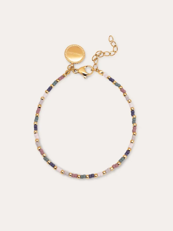 Discount SINGULARU Pulsera Polar Colors Acero Baño Oro