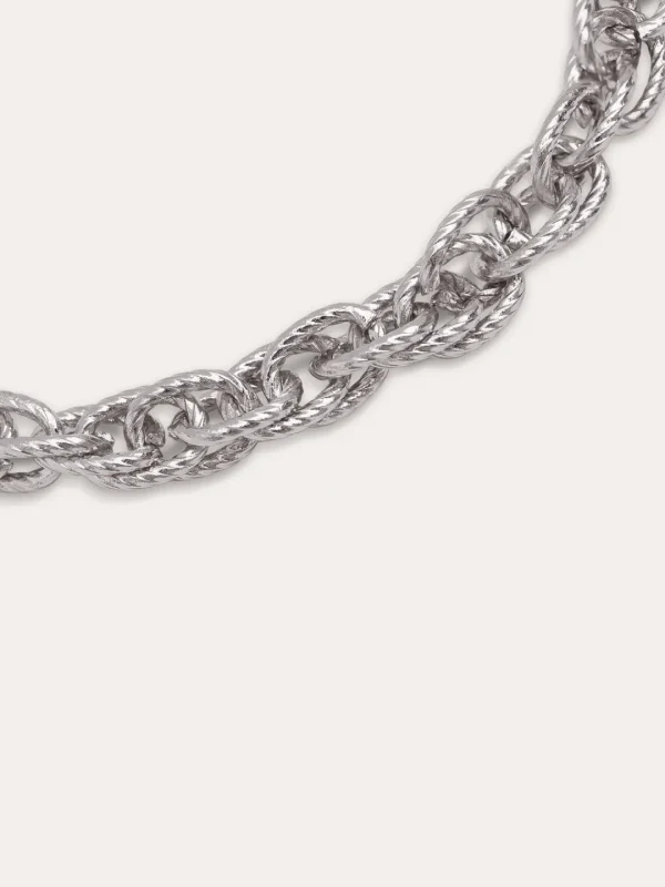 Discount SINGULARU Pulsera Spinning Rope Chain Acero
